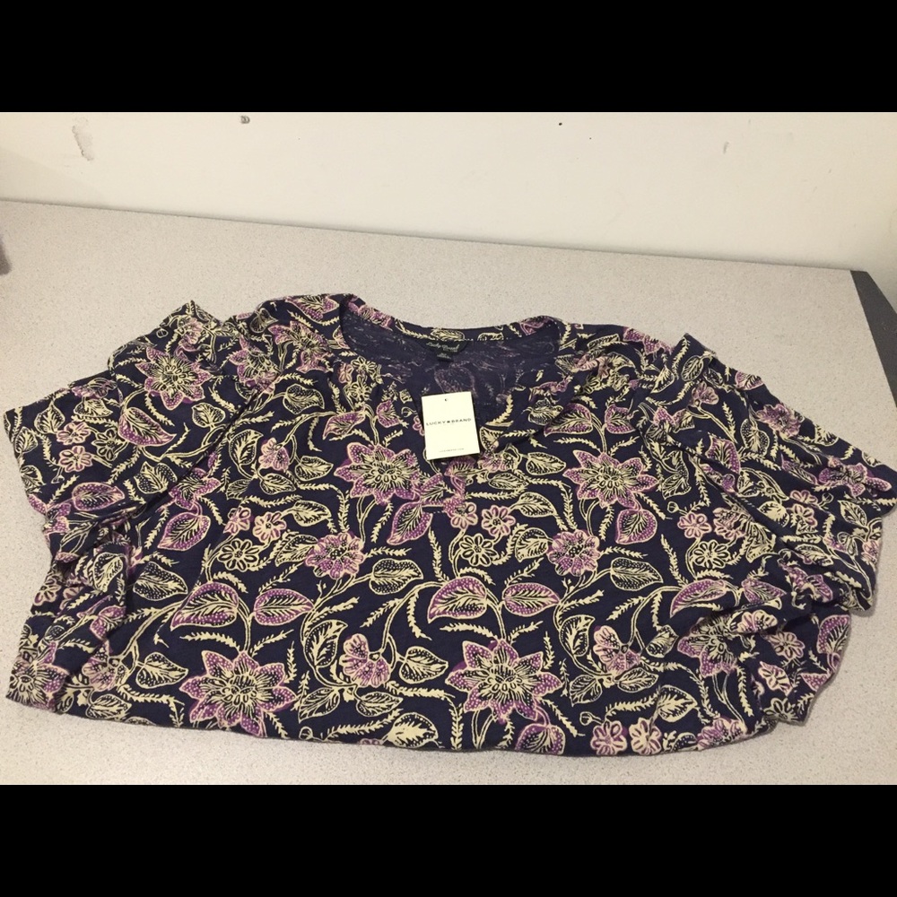 Lucky Brand 3/4 sleeve shirt